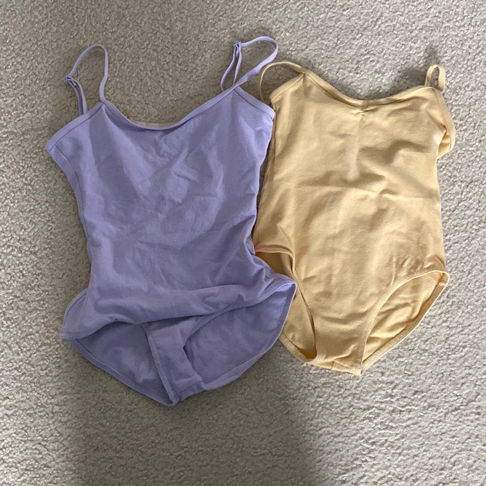 2 ballet leotards adult small